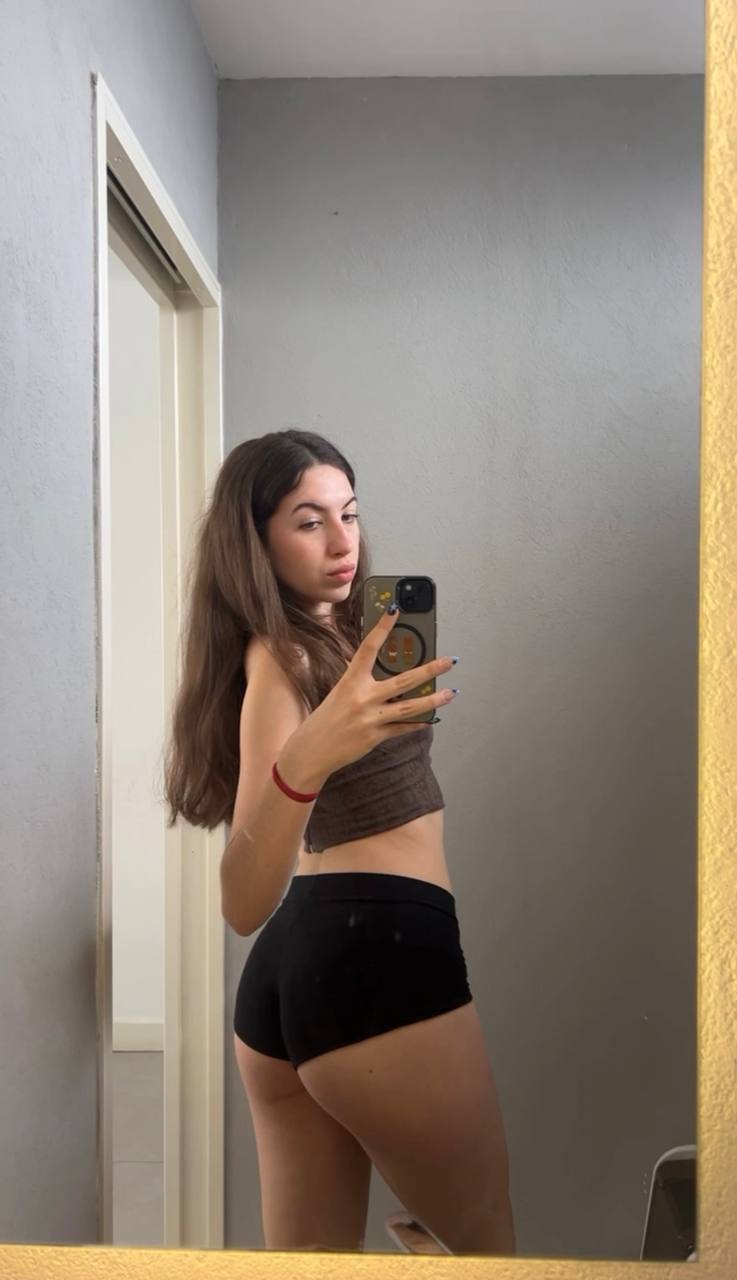 Amber in her underwear in Ibadan