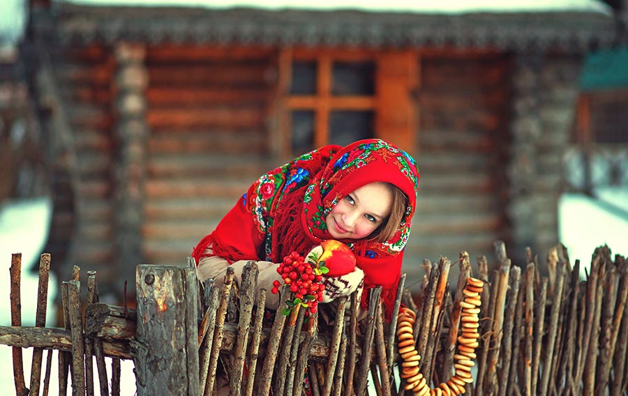 Sexy girl Women in Slavic costumes in Ibadan