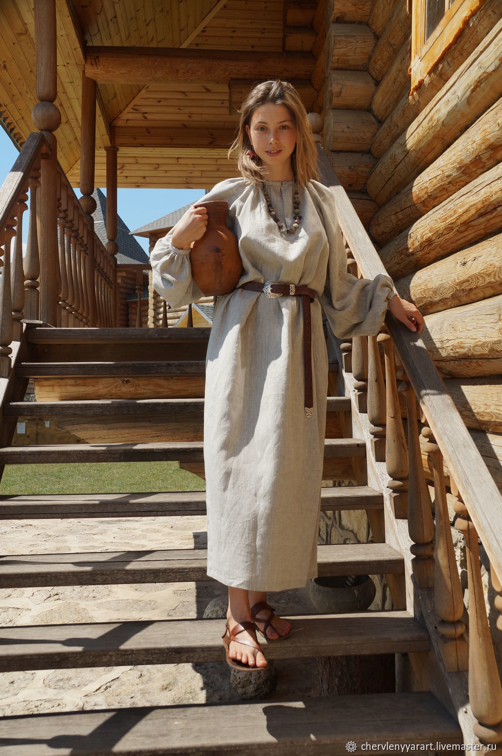 Girls in Slavic costumes in Ibadan